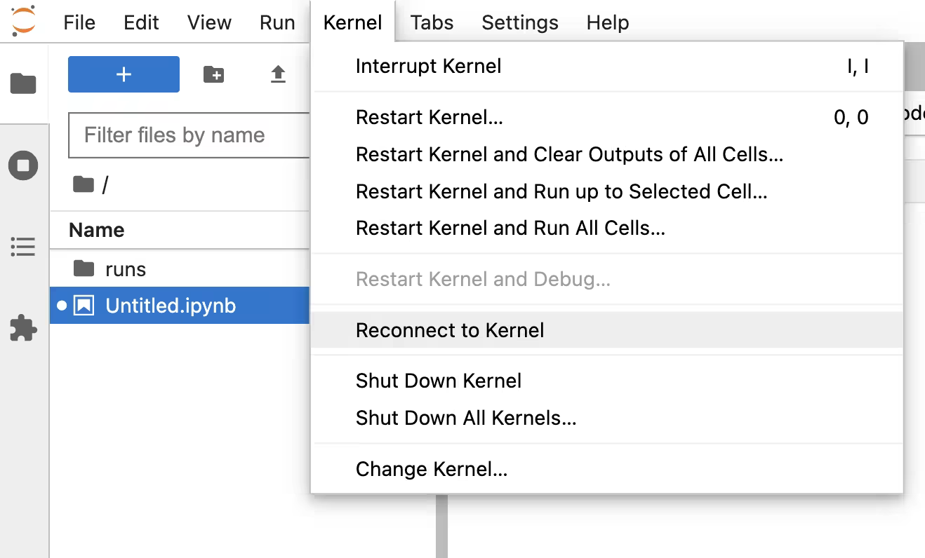 Reconnect to Kernel